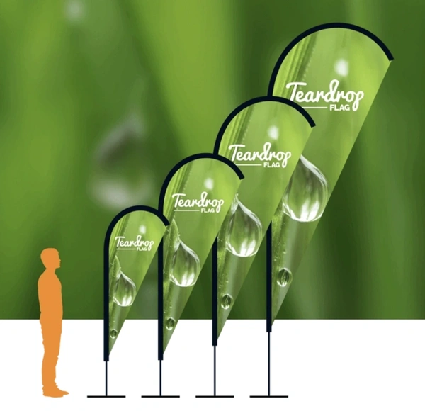 Teardrop Custom Printed Flag