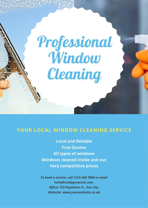 Window Cleaning Flyer Option 3