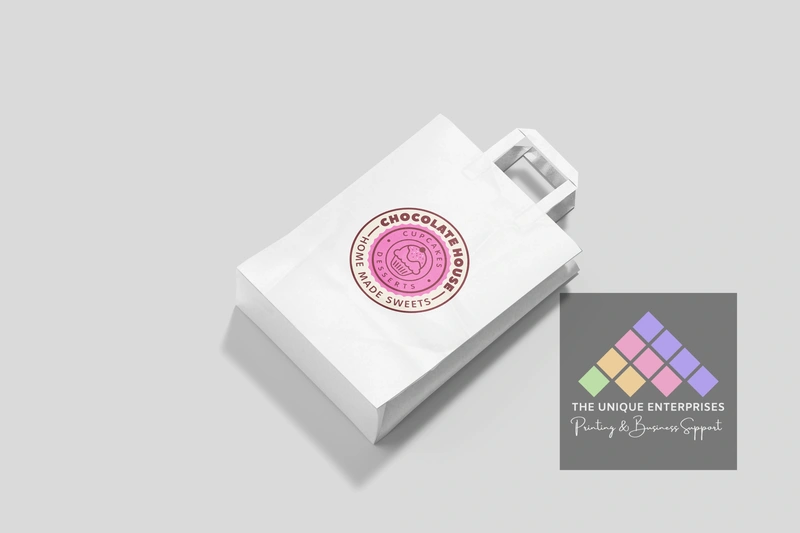 White Paper Bag - Medium by The Unique Enterprises